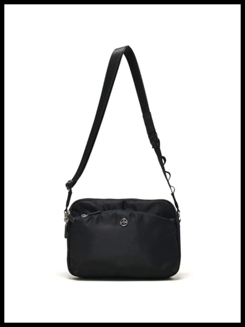 Pander Crossbody Bag Lightweight Nylon Multi Pocket Water Repellent